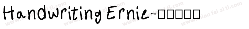 Handwriting Ernie字体转换